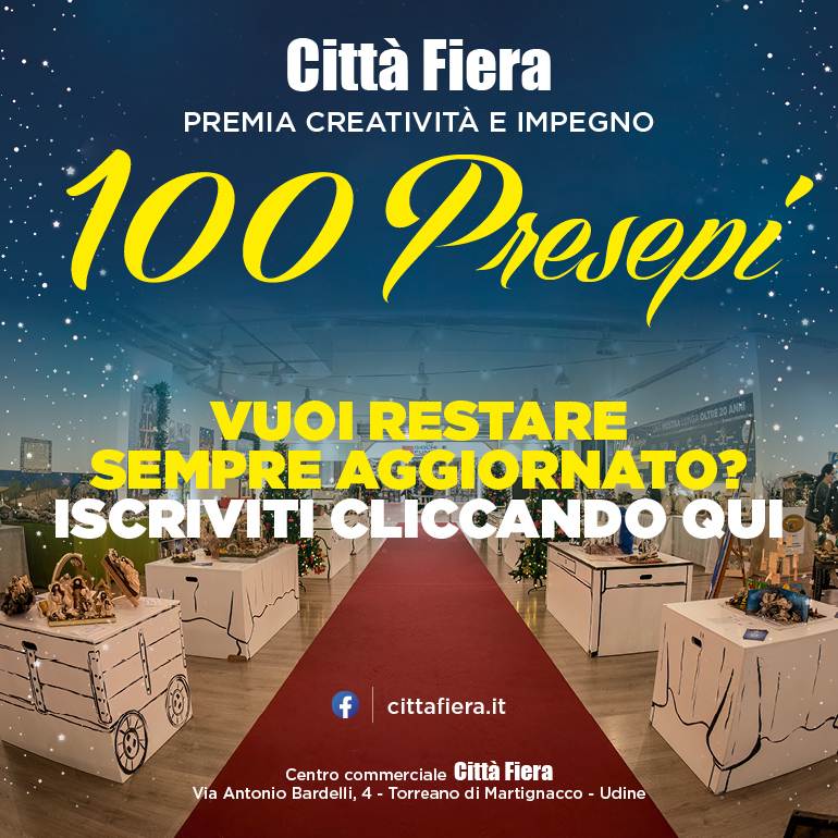 Iscriviti alla newsletter 100 Presepi Città Fiera