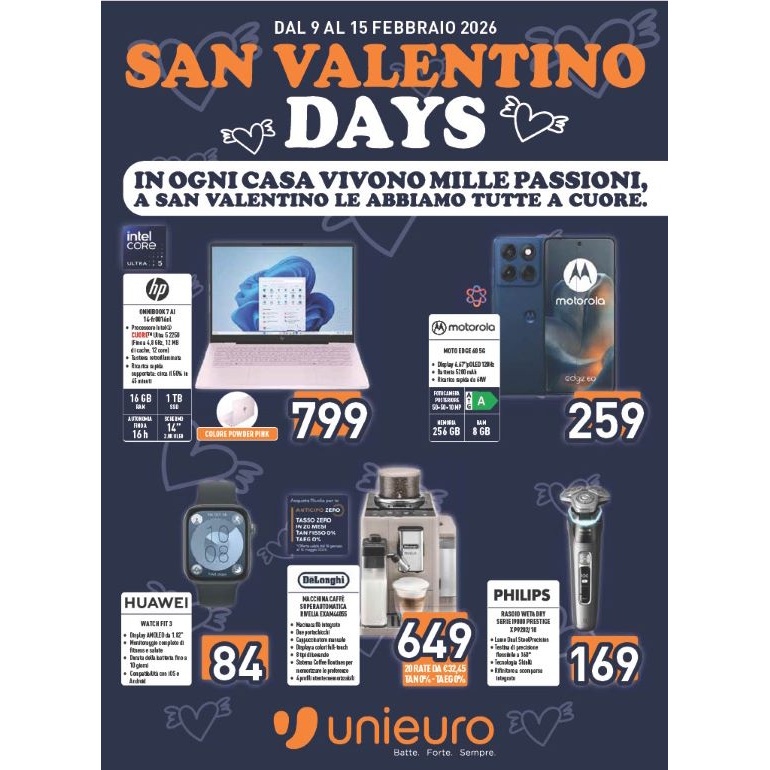 San Valentino Days Unieuro