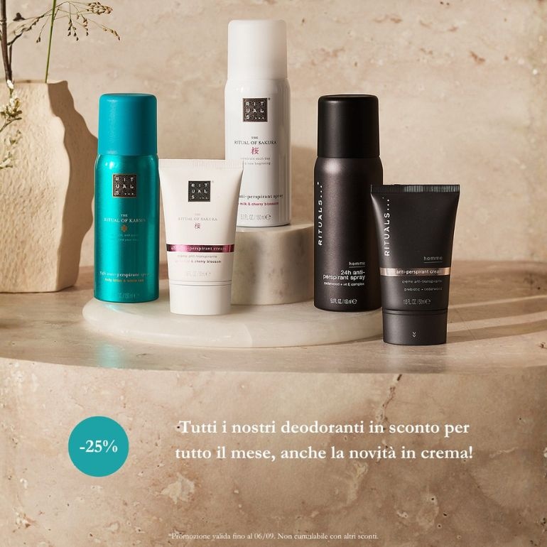Deodoranti Rituals in sconto!