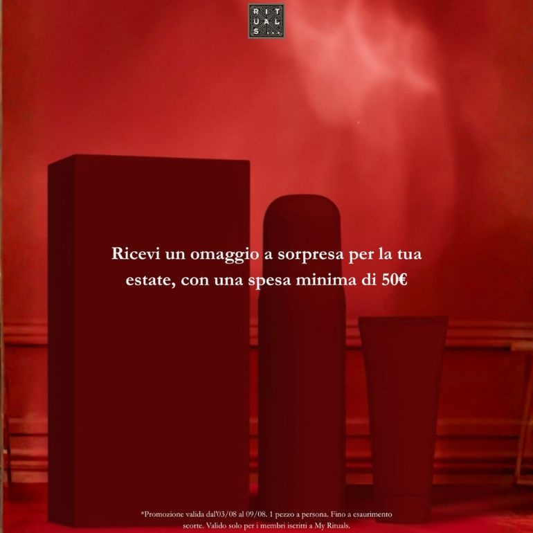 Un omaggio a sorpresa da Rituals