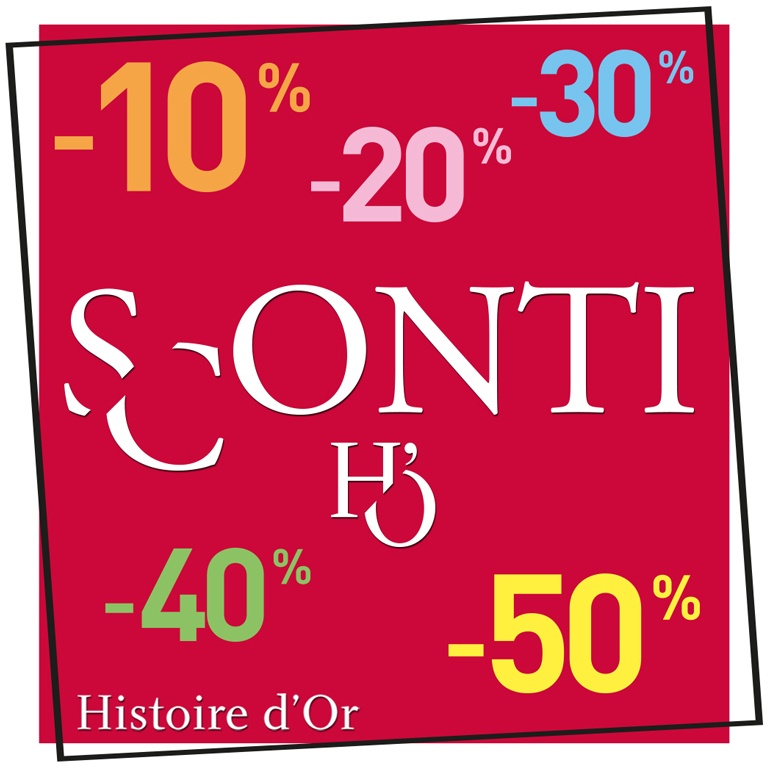 Sono iniziati gli sconti Histoire D’Or!