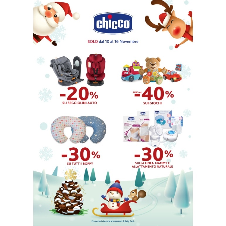 Super sconti da Chicco