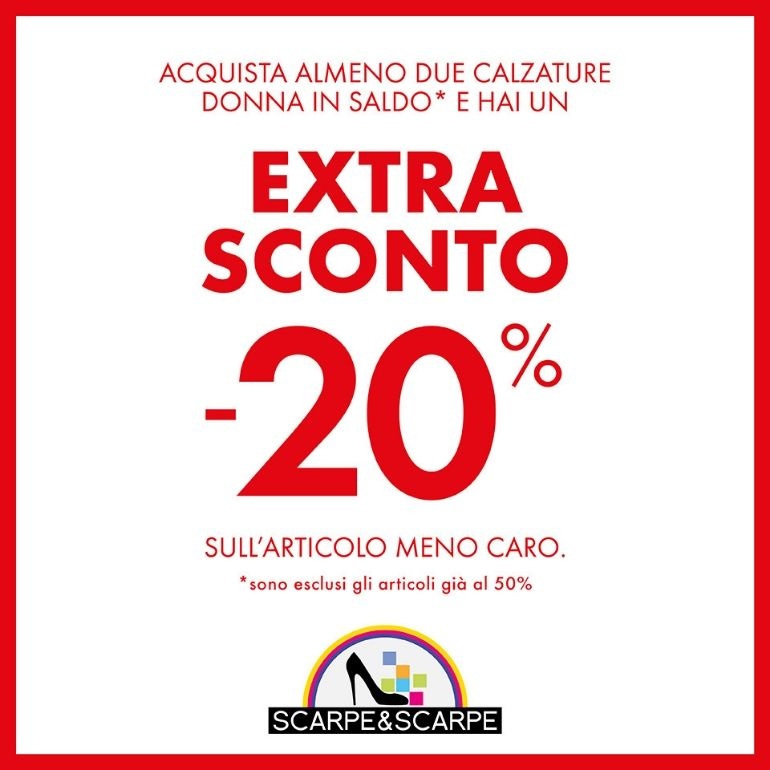 scarpe in sconto