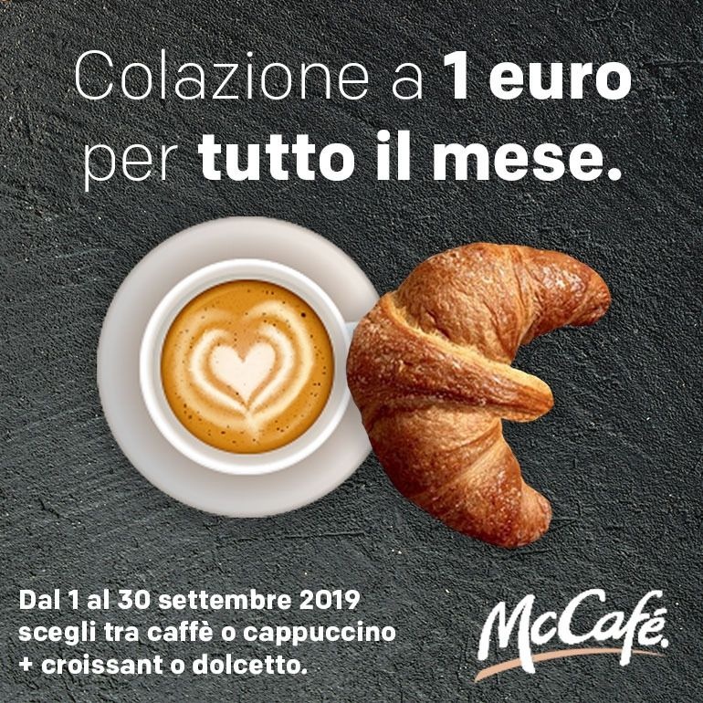 Colazione ad un euro!