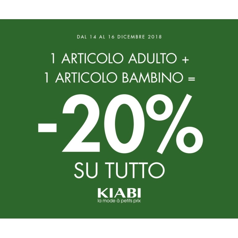 Tanti auguri e buon shopping da Kiabi!