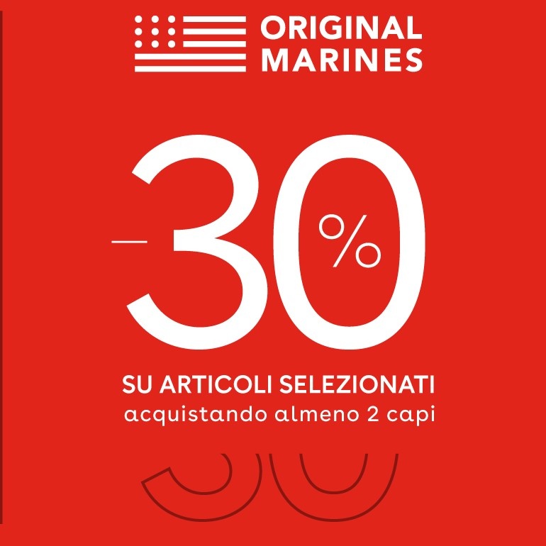 -30% su articoli selezionati, acquistando almeno 2 pezzi.