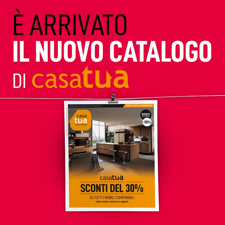 Vieni a scoprire il nuovo catalogo di Casatua