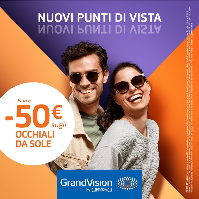 Promozione speciale occhiali da sole!