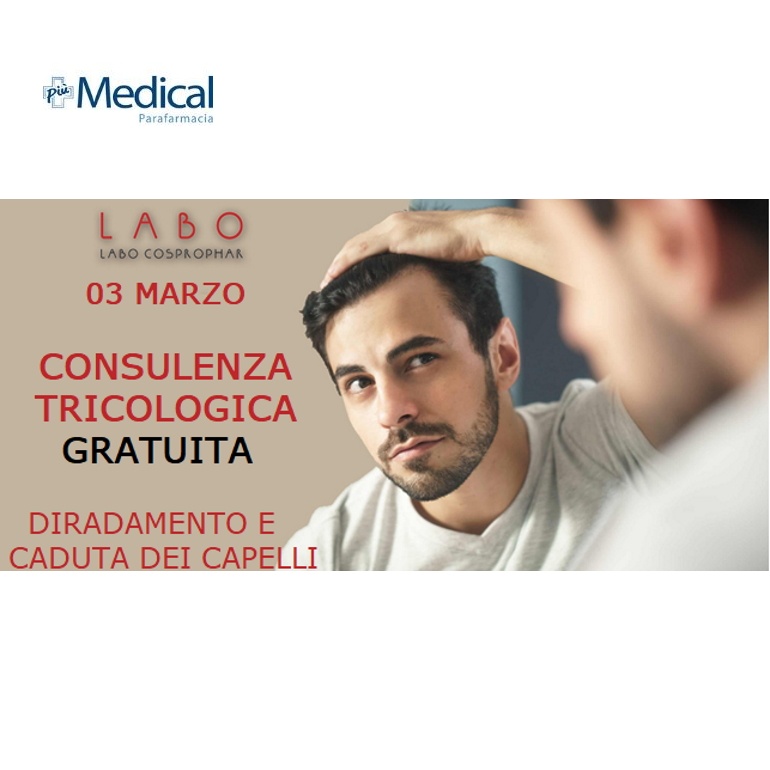 Il 3 Marzo: analisi gratuita caduta dei capelli e diradamento