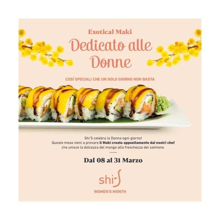 Vieni a gustare gli esclusivi Exotical Maki
